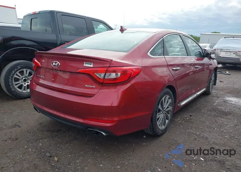 2016 Hyundai Sonata Sport z USA, uszkodzony, nr VIN 5NPE34AF8GH369838